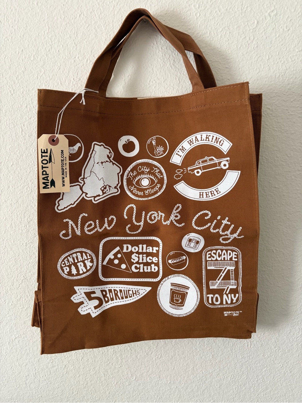 Maptote Nyc Canvas Bag